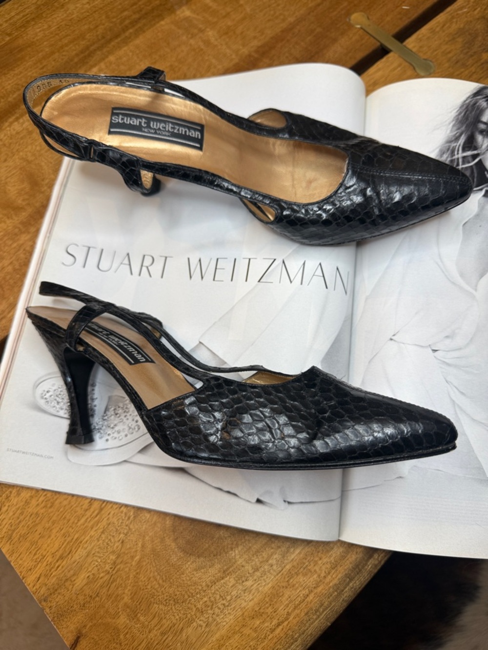 Stuart Weitzman Pointed-Toe Heels - Picture 2 of 13